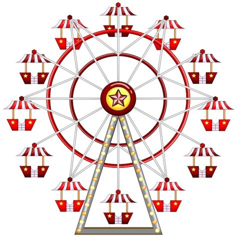 Ferris wheel | Free Vector #Freepik #freevector #circus-tent #ferris-wheel #carnival-tent #fun-park Carnival Ferris Wheel, Circus Illustration, Vector Game, Circus Poster, Isometric Illustration, Flag Vector, Pop Up Book, Portrait Illustration, Flat Illustration