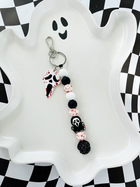 Weird Keychains, Ghost Mask, Kei Visual, Phone Charms, Phone Charm, Eclectic Decor, Keychains, Ghost, Miniatures