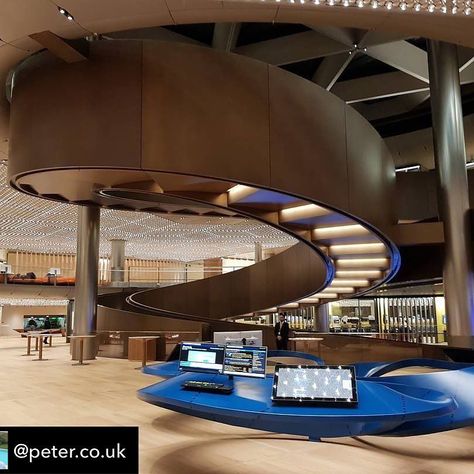 Thanks @peter.co.uk for the great shot of our project at the new @Bloomberg HQ in London @studio.joseph #customfabrication #fiberglass Mobius Strip, Design Engineering, Corporate Interiors, Metal Fabrication, New Project, Engineering Design, Commercial Interiors, Exhibition Design, In London