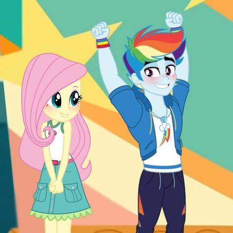 Orin331 Mlp, Rainbow Dash Genderbend, My Little Pony Genderbend, Male Rainbow Dash, Rainbow Blitz, My Little Pony Boys, Equestria Girls Fluttershy, Fluttershy Rainbow Dash, Aphmau Fan Art