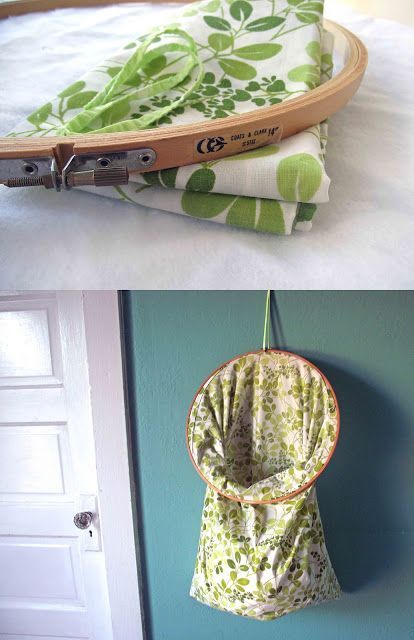 Large Embroidery Hoop, Embroidery Hoop Crafts, Vintage Pillow Cases, 자수 디자인, Cool Ideas, Laundry Hamper, Hanging Storage, Vintage Embroidery, Diy Home Crafts