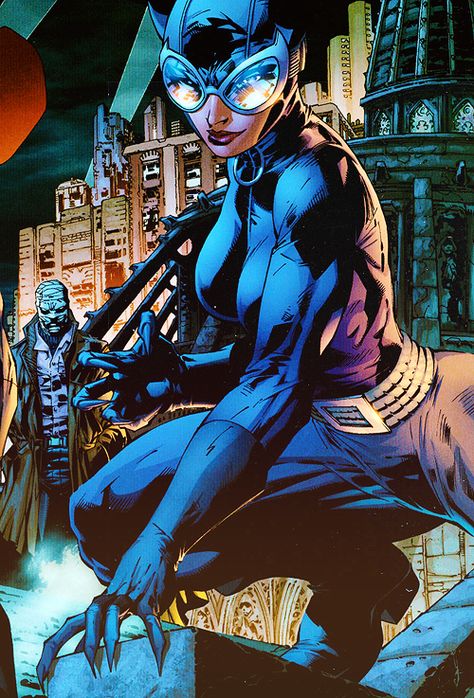 Catwoman by Jim Lee Selina Kyle Catwoman, Jim Lee Art, Catwoman Comic, Comic Book Villains, Catwoman Selina Kyle, Black Cat Marvel, Dc Comics Wallpaper, Best Comic Books, Greatest Villains