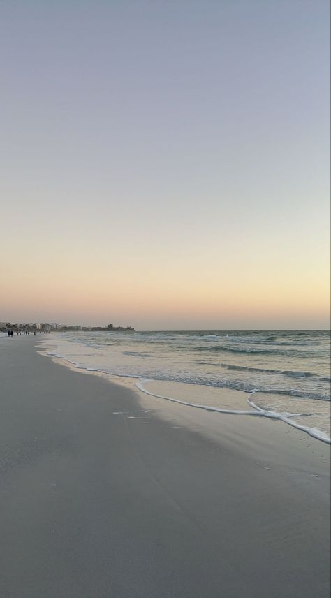 Beach, sunset, aesthetic Siesta Key Aesthetic, Siesta Key Beach Florida, Beach Sunset Aesthetic, Sunset Waves, Florida Sunset, Lido Beach, Siesta Key Beach, Tropical Vacations, Sunset Aesthetic