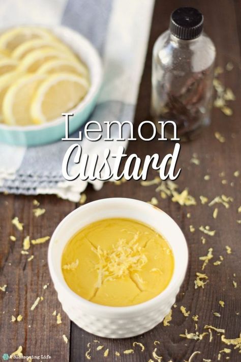 Lemon Custard, Iron Rich Foods, People Food, Crowd Pleaser, Easy Dessert, Holiday Desserts, Snack Time, Kitchen Recipes, Custard