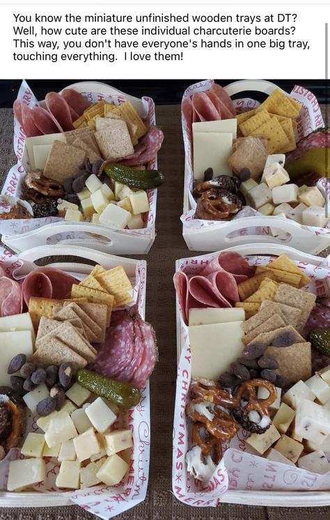 Personal Charcuterie, Cheese Boat, Charcuterie Lunch, Breakfast Platter, Wooden Trays, Charcuterie Inspiration, Party Food Platters, Edible Arrangements, Charcuterie And Cheese Board