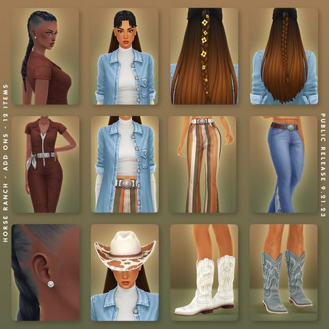 Native Sims 4 Cc, Sims 4 Cc Add Ons, Sims 4 Western Cc Maxis Match, Ts4 Horse Ranch Cc, Sims 4 Horse Ranch Cc Clothes, Cowgirl Cc Sims 4, Sims 4 Cc Horse Ranch, Sims 4 Ranch Cc, Sims 4 Western Cc