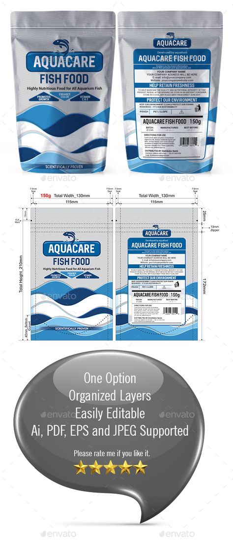 #Fish #Food #Packaging Template - Packaging Print Templates Dried Fish Packaging Ideas, Fish Product Packaging, Fish Food Packaging, Fish Packaging Design, Fish Packaging, Salad Packaging, Dinner Fish, Fish Snacks, Medicine Packaging