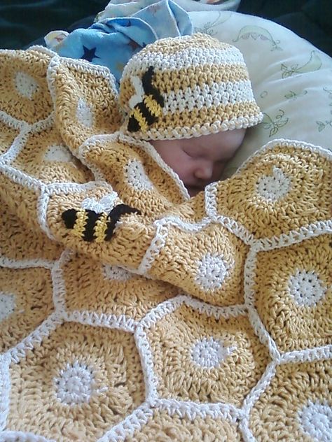 Honey Crochet, Bee Baby Blanket, Crochet Baby Cocoon, Crochet Baby Booties Pattern, Sweet As Honey, Crochet Kimono, The Whoot, Baby Booties Pattern, Baby Crochet Patterns Free