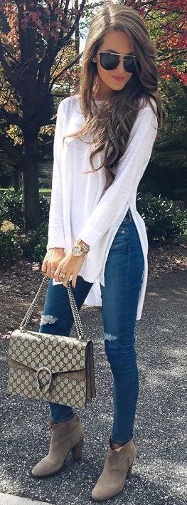 This is one of the best cute outfits for meeting your boyfriend's parents! Minimalisticky Chic, Sukienki Maksi, Fall Trends Outfits, Mode Casual, Summer 2019, Mode Inspiration, Outfits Casuales, Giorgio Armani, Look Fashion