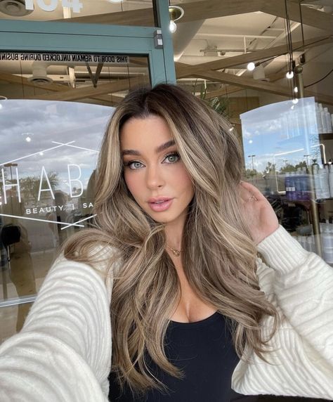 Blonde Light Brown Hair, Ash Blonde Hair Balayage, Brown With Blonde, Sierra Furtado, Perfect Blonde Hair, Human Hair Pieces, Brown Hair Inspo, Brunette Hair With Highlights, Brunette Balayage Hair