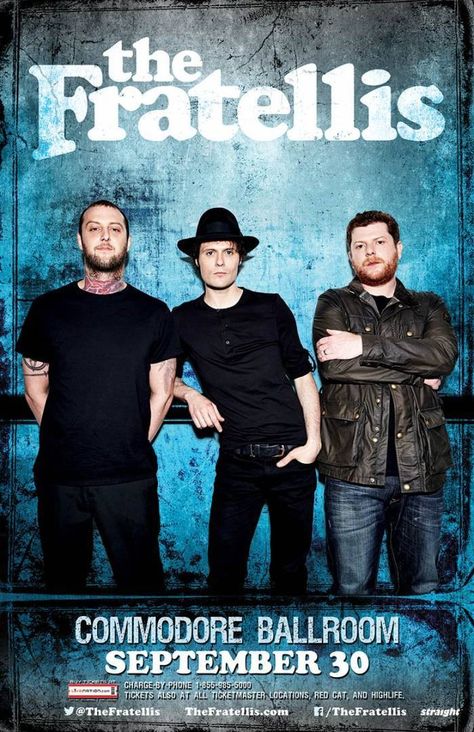 Fratellis The Fratellis Poster, The Fratellis, Red Cat, Ballroom, Movie Posters, Music, Quick Saves, Film Posters