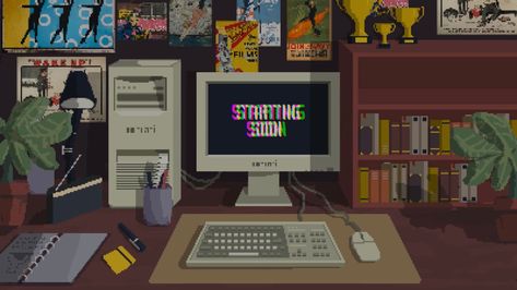 Stream Waiting Screen, Starting Screen Twitch, Game Starting Screen, Retro Stream Overlay, Stream Starting Soon Aesthetic, Game Start Screen Design, Stream Overlay Aesthetic, Stream Is Starting Soon, Starting Stream Soon