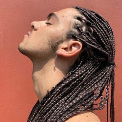 Joaquin Bondoni su Instagram: "Let’s go back to the portal" Viking Braids For Men, White Guy With Braids, Nate Aesthetic, Box Braids Men, Half Braided Hairstyles, Pride 2024, Male Haircuts Curly, Gents Hair Style, Long Box Braids