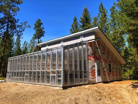 Barn Greenhouse Combo, She Shed Greenhouse, Winter Greenhouse, Pole Buildings, Backyard Sheds, Barn Ideas, Garden Greenhouse, Deep Winter, Raised Bed