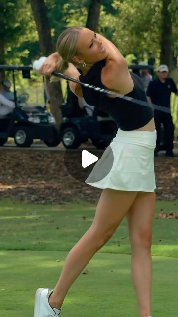 Golf Poses, Golf Drills For Women, Golf Swings Women, Golf Tik Tok Videos, Lexi Thompson Golf, Golf Hip Rotation Drills, Golf 7, Golf R, Ballet Dance Videos