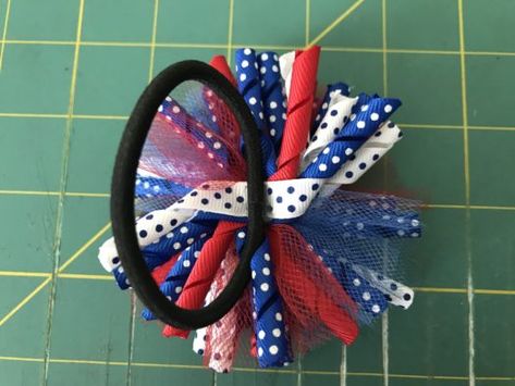 Gather your crafting supplies and join us for some fun on the blog! Funky Tulle Korker Ponytail Holder Ponytail Holders Diy, Hair Bows Ribbon, Diy Ponytail, Hair Bow Instructions, Ribbon Flower Tutorial, Wholesale Ribbon, Bows Ribbon, Hair Ribbons, Wholesale Hair