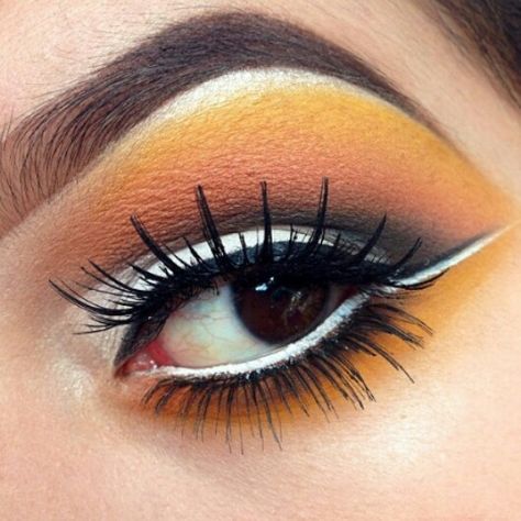 Finding Nemo inspired look by one of my fellow cosmetologists Nemo Makeup, Nemo Outfit, Nemo Costume, Disney Inspired Makeup, Bright Sunset, Theatre Makeup, Creepy Halloween Makeup, Disney Makeup, Eye Makeup Designs