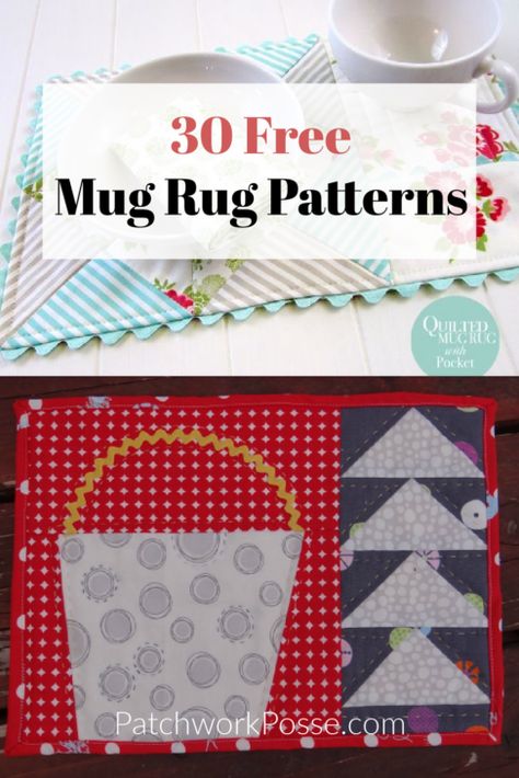 Quilting Mug Rugs, Free Christmas Mug Rug Patterns, Quilted Mug Cozy, Gnome Mug Rugs Patterns Free, Easy Mug Rugs Patterns Free, Mug Rugs Patterns Free How To Make, Free Mug Rug Patterns, Mug Rug Free Pattern, Mug Rugs Patterns