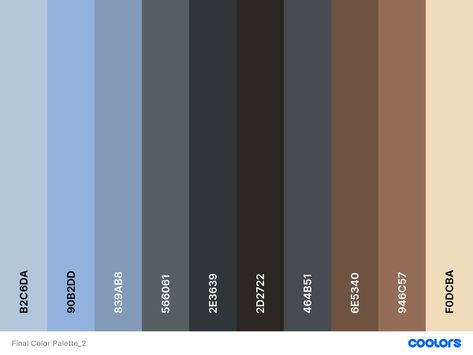 Manly Color Pallet, Denim Color Palette, Funny Bf, Color Pantone, Temperature Blanket, Website Color Palette, Web Colors, Hex Color Palette, Business Colors