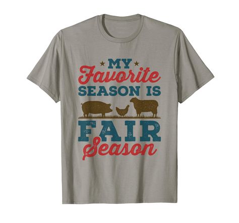 PRICES MAY VARY. This cool county fair design is perfect for men, women, teens or youth who show animals at a livestock show during the county or state festival. The design features a cool saying with a farm animal graphic. Perfect for anyone who shows pigs, cows or sheep. Lightweight, Classic fit, Double-needle sleeve and bottom hem Show Animals, Fair Season, Fair Festival, Livestock Show, Pig Shirt, Showing Livestock, Festival T Shirts, Animal Graphic, County Fair