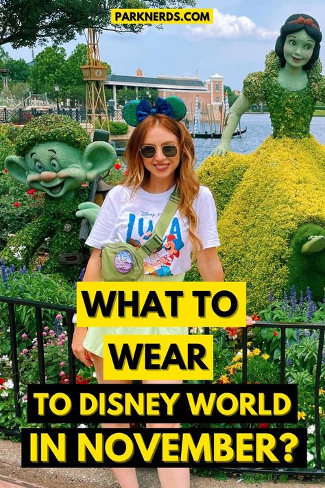 What To Wear To Disney World In November? Fashionable Disney World Outfits, Disney World November 2023, Epcot Outfit Ideas Fall, Packing For Disney World In November, Disneyworld November Outfits, Disneyworld Outfit November, Disney World Thanksgiving Outfits, What To Wear To Disney In October, Walt Disney World Outfits Fall