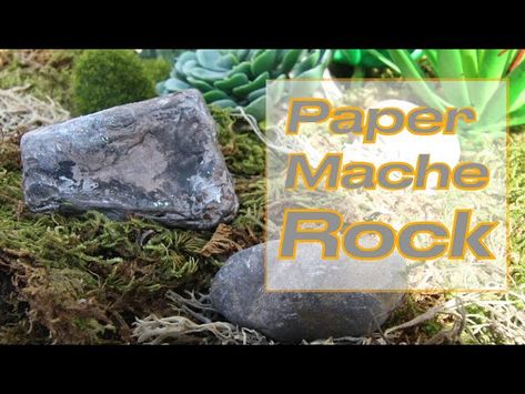 Get Creative: DIY Guide on How to Make Fake Landscape Rocks for Your Garden - Stone post gardens Paper Mache Rocks, Fake Landscape Rocks, Diy Faux Rocks, Succulent Bowl, Boulder Rock, Landscape Rocks, Artificial Rocks, Succulent Bowls, Fake Rock