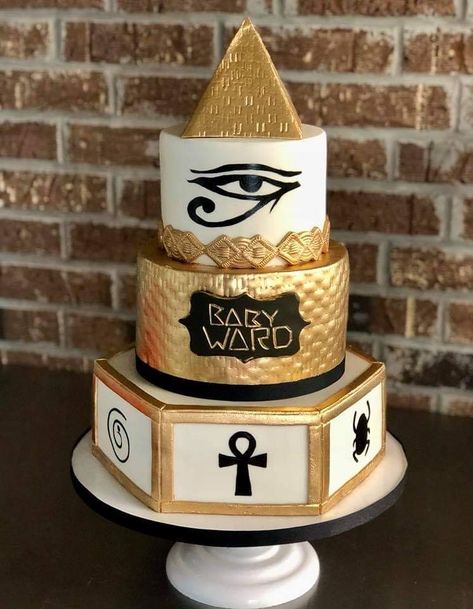 Egyptian Themed Party, 26 Birthday Cake, Buddha Birthday, Egyptian Party, Travel Cake, Cinderella Cake, 26th Birthday, Different Cakes, Themed Birthday Cakes