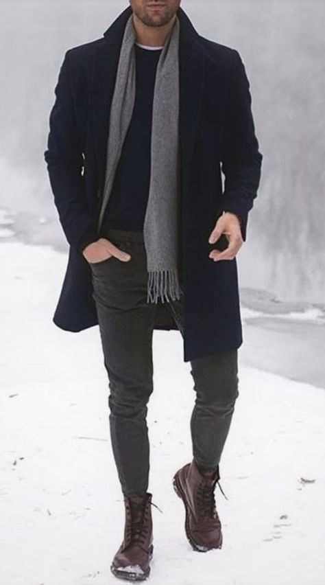 Winter Outfits For Men, Outfits For Men, Men With Street Style, Mens Fashion Smart, Mens Fashion Rugged, Elegante Casual, Winter Outfits Men, Mode Casual, Mens Fashion Casual Outfits