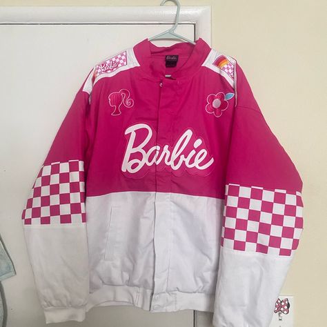 Brand New Never Worn With Tags Barbie Corvette, Barbie Jacket, Typa Girl, Barbie Silhouette, Classy Coat, Daisy Wallpaper, Racer Jacket, Barbie Stuff, Dream Style