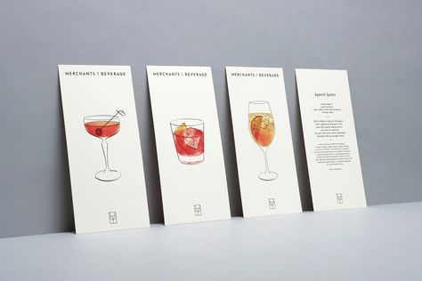 Top 5 Brand Identity Projects of 2014 – Merchants of Beverage designed by Manual 브로셔 디자인, Cocktail Illustration, Foil Business Cards, Branding Portfolio, Spirit Gifts, Graphic Design Fun, Menu Design, Graphic Design Branding, 로고 디자인