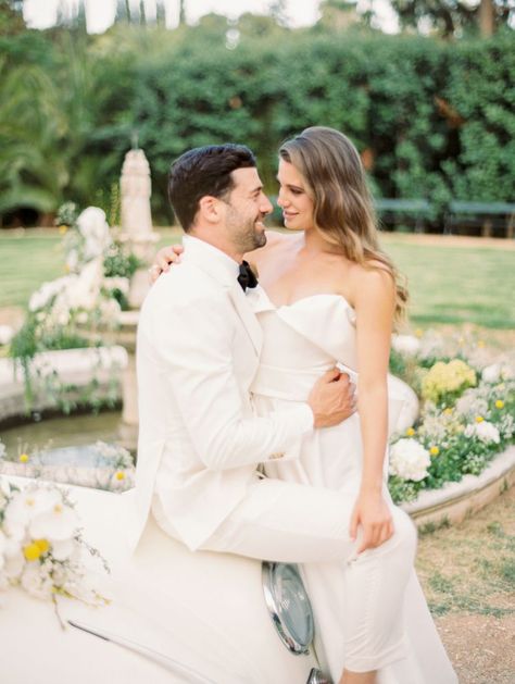 An Old Hollywood Micro Wedding at a Royal Estate in Athens Old Hollywood Groom Suit, Royal Estate, Money Wedding, Athens Wedding, Wedding Money, Wardrobe Stylist, Micro Wedding, Groom Suit, Old Hollywood Glamour