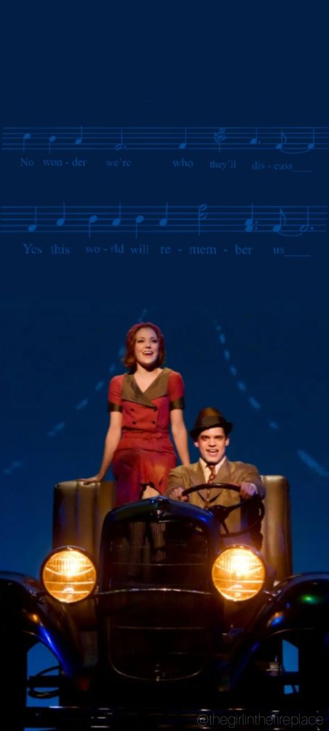 Bonnie And Clyde Musical, Bonnie And Clyde Quotes, Musical Wallpaper, Theatre Humor, Laura Osnes, Jeremy Jordan, Bonnie Parker, Bonnie And Clyde, Musical Theatre Broadway