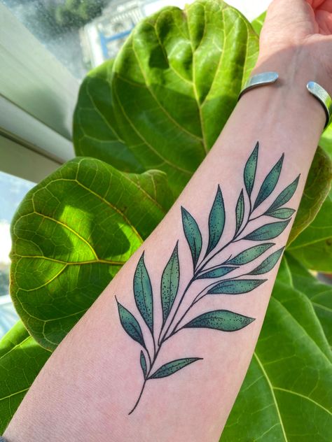 Green Leaves Tattoo, Green Leaf Tattoo, Tattoo Large, Green Tattoo, Leaves Tattoo, Green Tattoos, Leaf Tattoo, Large Temporary Tattoos, Vine Tattoos