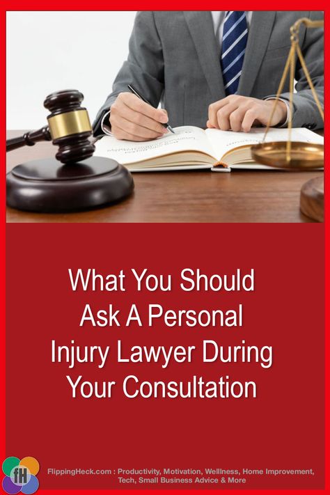 What You Should Ask A Personal Injury Lawyer During Your Consultation 

When faced with the aftermath of a personal injury, seeking legal counsel is often a pivotal step toward securing the compensation you deserve. Your initial consultation with a personal injury lawyer is a critical opportunity to assess their suitability for your case. To ensure you make an informed decision, here's a guide on the key questions you should ask during your consultation.

 https://www.flippingheck.com/what-you-… Communication Methods, Personal Injury Law, Career Choices, Personal Injury Lawyer, Task Management, Client Experience, The Aftermath, Best Careers, Personal Injury