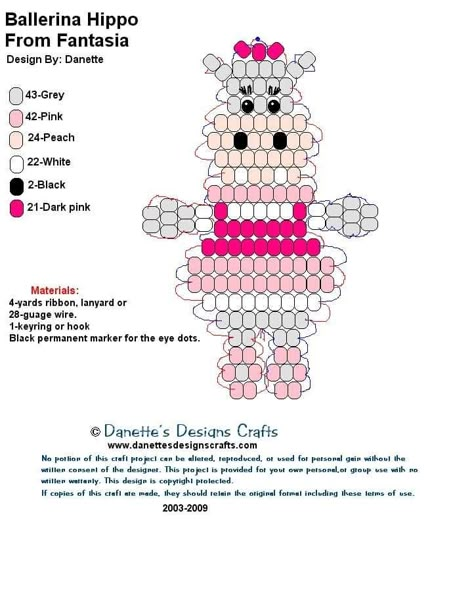 Hippo Pony Bead Pattern, Bead Buddies, Pony Bead Projects, Beads Keychain, Pony Bead Bracelets, Pony Bead Crafts, Pony Bead Patterns, Bead Diy, Bead Projects