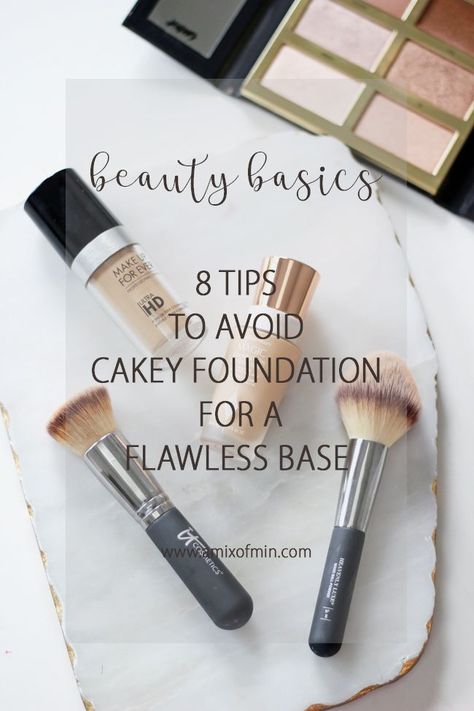 8 ways to reduce cakey foundation #BeautyBasics #MakeUpForever #ITCosmetics Foundation Hacks, Makeup Skills, Sparkle Lips, Foundation For Dry Skin, Flawless Base, Foundation Tips, Overnight Beauty, Natural Foundation, Foundation Application