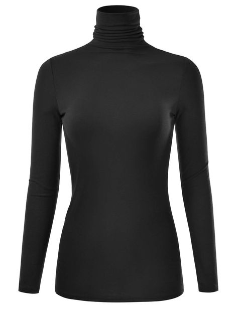 PRICES MAY VARY. Classic Silky Long Sleeve Slim Fit Lightweight Versatile Turtleneck Top Pullover Sweater Shirt Features Turtle-Neck, Lightweight, Slim Fit, Long Sleeve, Super Soft and Silky, and Comfortable Fit. Various Color Choices and Plus Size Available Cozy Fall Winter Warm Turtleneck Fashion. Elegant and Affordable. Trendy and Stylish. Everyday Women's turtleneck. ** It runs small. We recommend ordering one size up for relaxed fit. Please check the size chart provided from us to ensure yo Chiffon Cami Tops, Turtleneck Fashion, Minimalist Capsule Wardrobe, Womens Turtleneck, Turtleneck Top, Basic Long Sleeve, Black Turtleneck, Long Sleeve Turtleneck, Shirt Top