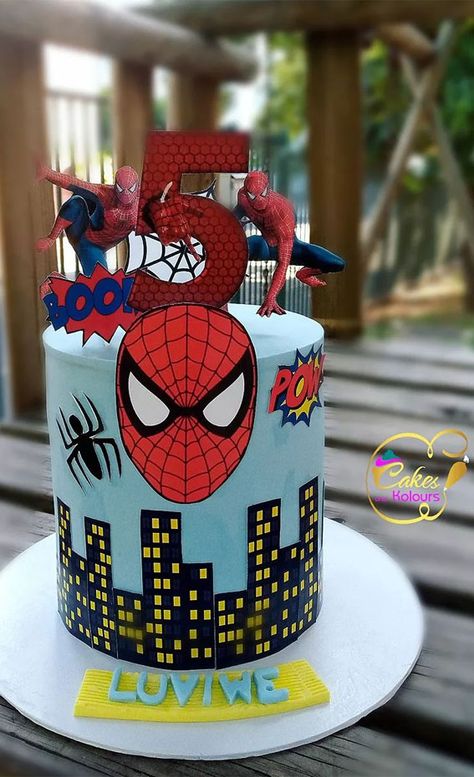 20. Light Blue Spiderman Cake As someone who grew up seeing the 1st, 2nd and latest “No way home” not to be missed. We... Spider Man Themed Cake, Spiderman Cake For Boys, Blue Spiderman Cake, Boys Theme Cake, Spiderman Cake Designs For Kids, Character Cakes For Boys, Kue Ultah Spiderman, Spiderman Cakes For Boys, Cake For Boys Birthday Kids