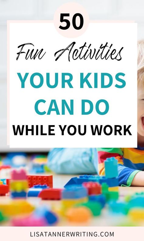 Activities To Keep Kids Busy, Mom With Kids, Daughter Bonding, Work From Home Mom, Keeping Kids Busy, Keep Kids Busy, Busy Activities, Write A Blog, Kids At Home