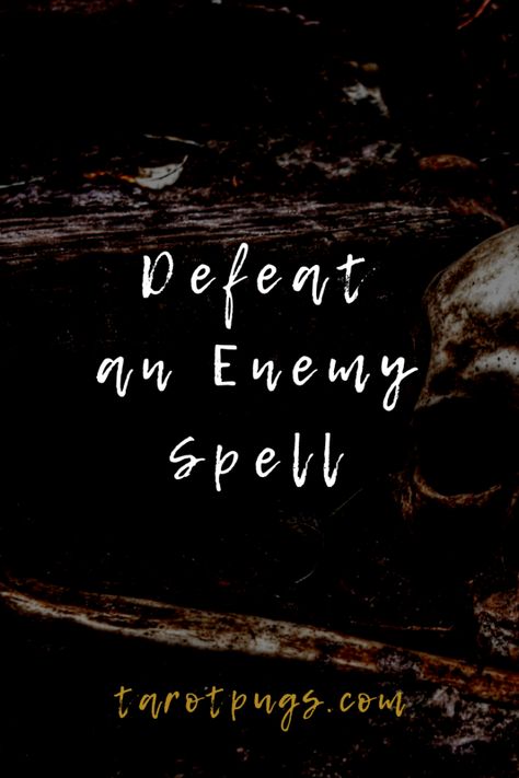 Bind, banish and defeat an enemy with this witchcraft spell. Enemy Spell, Spiritual Spells, Forgotten Friend, Ex Back Spell, Protection Ritual, Witchy Spells, Spiritual Magic, Witches Kitchen, Curse Spells