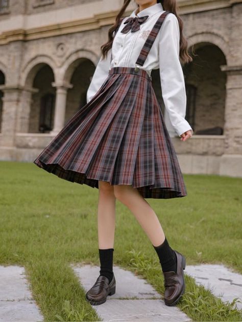 9327969053c0068dd9e07c529866b94ddesc41741349ri Royal School, Jk Uniform, Kawaii Fashion Outfits, Uniform Fashion, Pinterest Fashion, Plaid Skirt, Kawaii Clothes, Girls Fashion Clothes, Kawaii Fashion