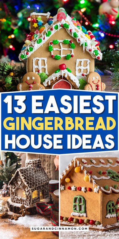 Building a gingerbread house is one of the most unique and interesting activities for both kids and adults this holiday season. Whether this is a yearly tradition or not, it could be an amazing way to show the entire holiday spirit, or you can also go full-on with a gingerbread house competition. Easy Gingerbread House Ideas, Unique Gingerbread House Ideas, Unique Gingerbread House, Easy Gingerbread House, Traditional Gingerbread, Gingerbread House Ideas, Gingerbread House Patterns, Gingerbread House Recipe, Ginger Bread House Diy