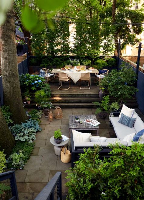 Denver Garden, Garden Redesign, Outdoor Sitting, Small Courtyard Gardens, Courtyard Gardens Design, Small Backyard Gardens, Uk Garden, Landscaping With Large Rocks, Backyard Garden Design