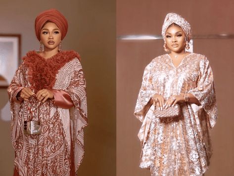 Actress Mercy Aigbe Serving Some Hajia Minnah Looks Genii And Mercy, Mercy X Farah, Mercy Aigbe Fashion Style, Phara Mercy, Mercy Aigbe Fashion Style 2022, Mercy Me Even If, Unique Outfit, Skirt And Blouse, Classy Outfits