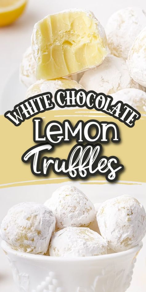 Easy Lemon Truffles No Bake, Lemon Balls No Bake, Lemon Truffles No Bake, Easy Truffles No Bake 3 Ingredients, Easy Truffles No Bake, Simple No Bake Desserts, Truffles Lemon, Lemon Truffle Recipe, No Bake Truffles