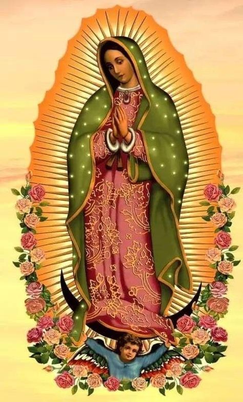 Mother Mary Wallpaper, Christian Video, Mexican Paintings, Cactus Art Print, Virgin Mary Art, Mother Mary Images, Catholic Pictures, Disney Characters Wallpaper, Chicano Style Tattoo