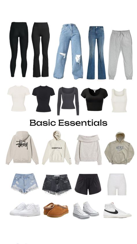 Clothing Must Haves, School Appropriate Outfits, Simple Outfits For School, Outfit Inspo Casual, Cute Lazy Outfits, Lazy Outfits, Cute Outfits For School, Cute Preppy Outfits, Trendy Summer Outfits