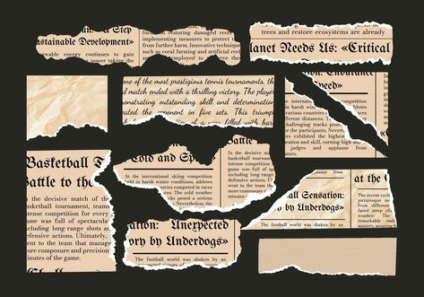 Background Newspaper, Artificial Reef, Old Sheets, Collage Frame, Crumpled Paper, Torn Paper, Collage Frames, Cityscape Photos, Nature Backgrounds