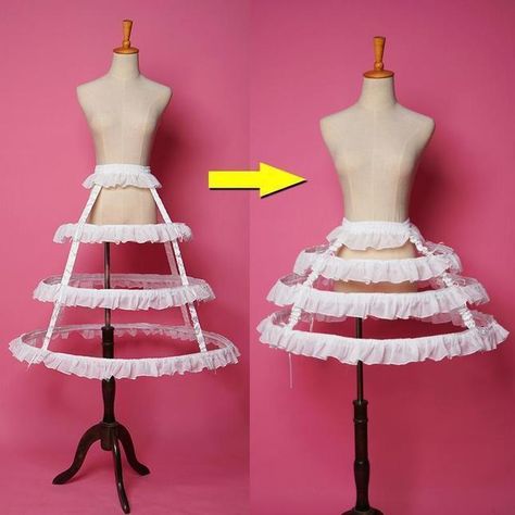 Cage Crinoline, Hoop Petticoat, Fashion Design Classes, Rabbit Costume, Hoop Skirt, Diy Shorts, Diy Sewing Clothes, Sewing Pattern Design, Lolita Dress