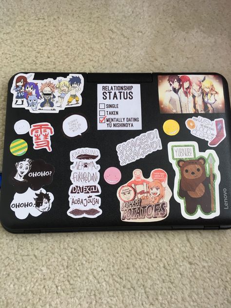 My Chromebook case with DIY stickers from sticker paper! Decorated Chromebook, Chromebook Stickers, Laptop Ideas, Chromebook Case, Chrome Book, Laptop Case Stickers, Laptop Decoration, Teen Life Hacks, Teen Life